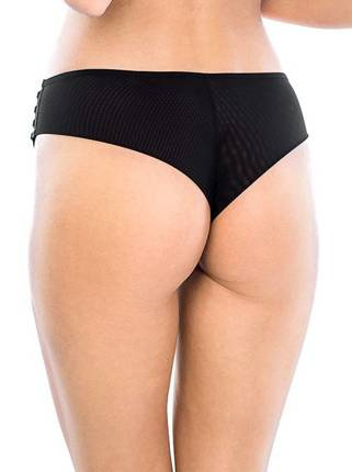 Figi damskie brazyliany 19025 Deziro Mediolano czarny