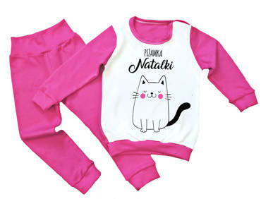 Piżama dziecięca z imieniem Kotek  Moocha