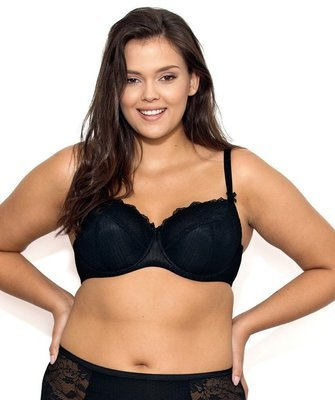 Biustonosz Usztywniany Big Pia Nipplex- czarny