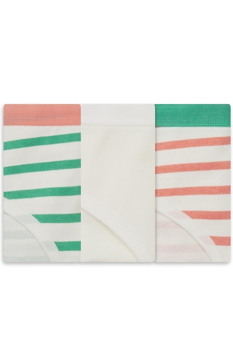 Figi damskie Henderson 36508-K083 – klasyczne bikini bawełniane, 3 sztuki