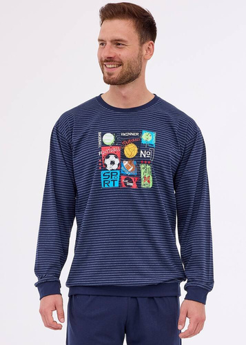 Piżama męska 308/258 Winner Cornette granatowy 