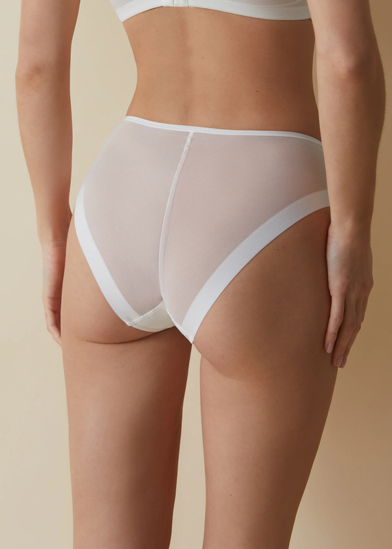 Figi Violeta Braga – modelujące, przewiewna siateczka, podwyższony stan Selene