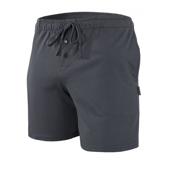 Spodnie piżamowe Milo 2 Sesto Senso gładkie grafitowy