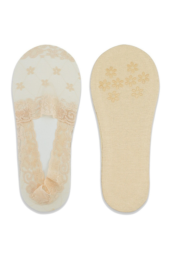 SN051 Baleriny stopki damskie Noviti - beżowy