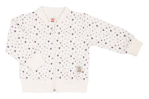 Dres niemowlęcy "Hearts Lilac" Makoma 