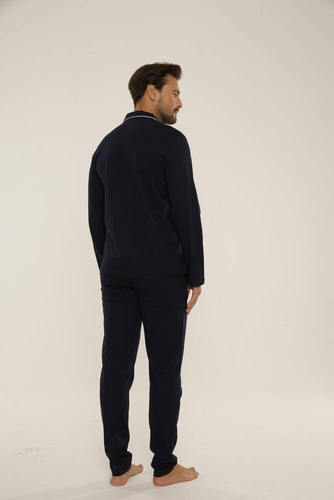 Piżama Męska 729 Norberto De Lafense - granat