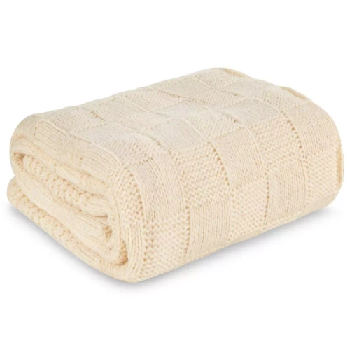 Koc narzuta Pled 2 Eurofirany beżowy