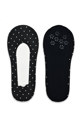 SN038 Baleriny stopki damskie Noviti - czarny