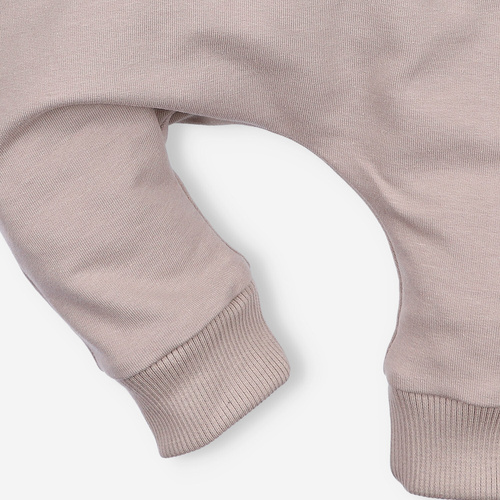 Spodnie dresowe z bawełny organicznej Nini beżowy 