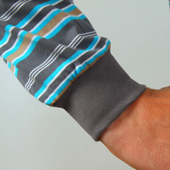 Bawełniana piżama męska 2509/23 Sesto Senso - grafitowy