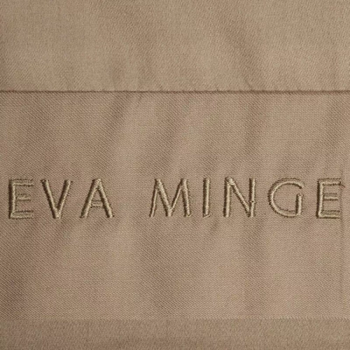 Jednobarwna pościel bawełniana Elegant 1E Eva Minge jasny brązowy | Satynowa miękkość w Twojej sypialni