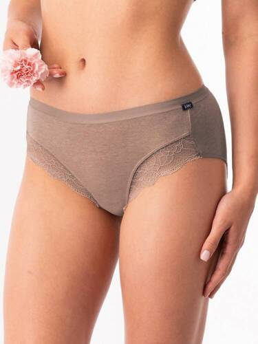 Figi damskie LPC 200   2-pak Key beżowy brązowy