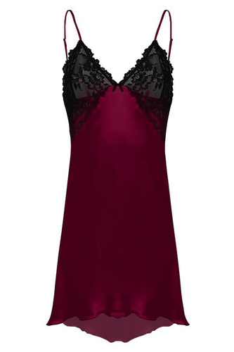 Halka satynowa Evelyn DKaren - bordo