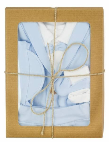 169400 Mix Komplet 5-częściowy nadruk Nicol - niebieski