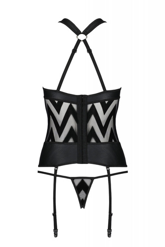 Gorset damski Hima Corset Passion czarny 