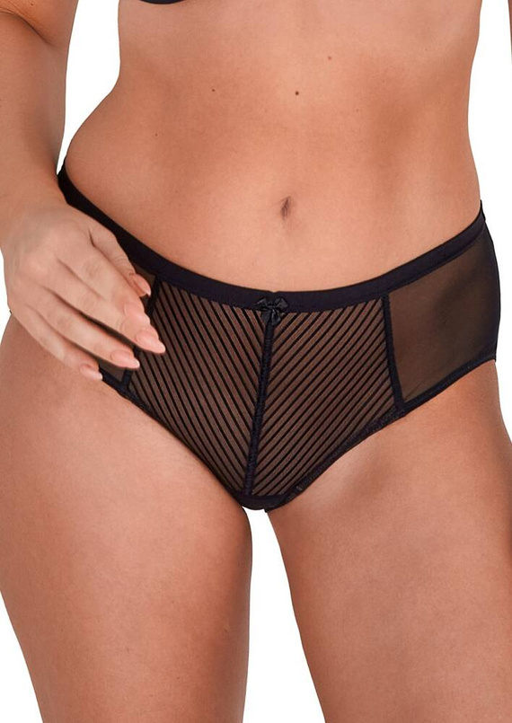 Figi damskie GFP 1211 Kim Gaia czarny beżowy