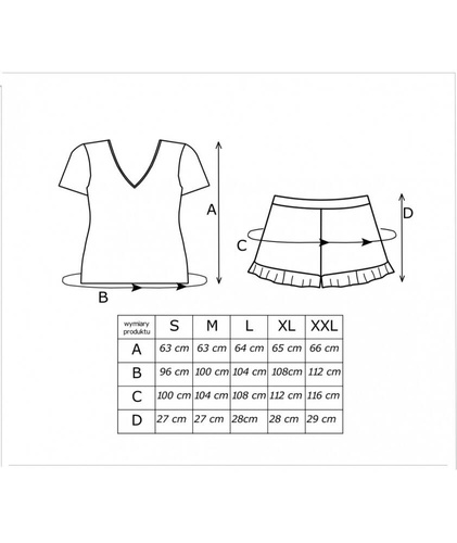 Piżama damska Sweet 1/2 Donna - ecru