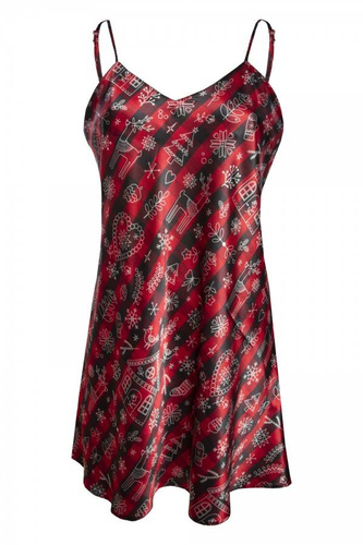 Halka satynowa DK-HK DKaren czerwony 012