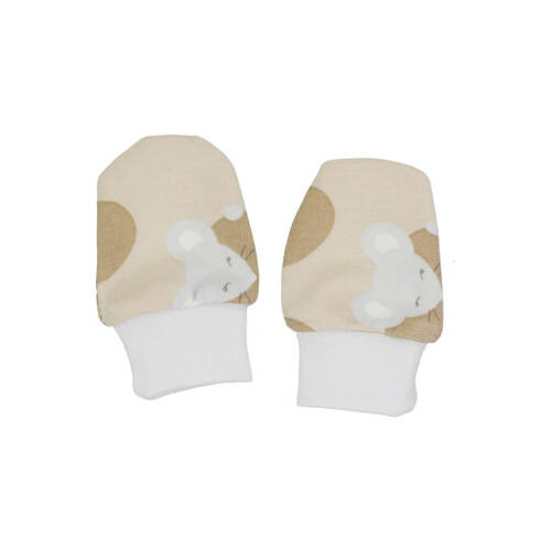 Niedrapki rękawiczki Serca Martex brązowy