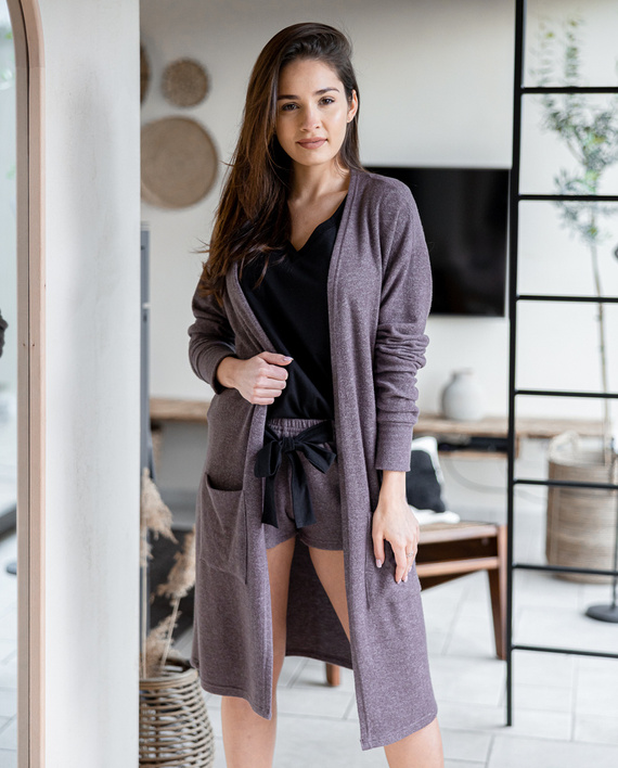 Sensis Piżama damska Susan Brown - brązowy