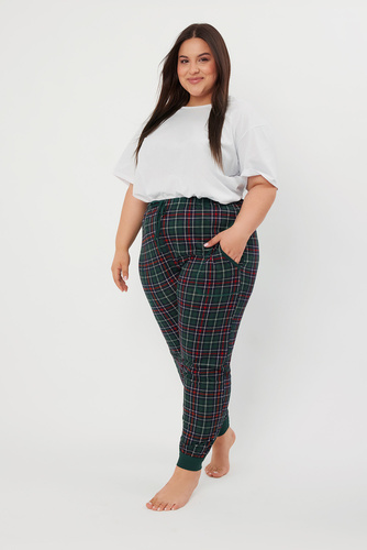 Spodnie damskie Foggia Italian Fashion - druk