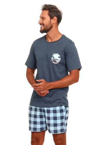 PMB.4416 Piżama Męska Doctor Nap - deep blue