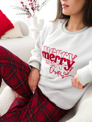 Piżama damska Gween Sensis Flanela - szary