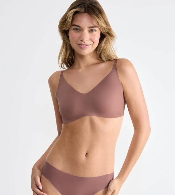 Miękki biustonosz Braletka Zero Microfibre 2.0 Bralette Sloggi - Cameo