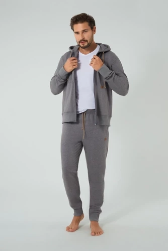 Bluza męska dresowa Darwin Italian Fashion - melanż