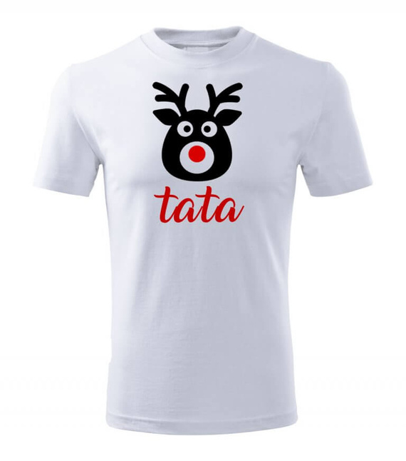 Zestaw koszulek świątecznych "MAMA TATA SYN RENIFERY" Moocha