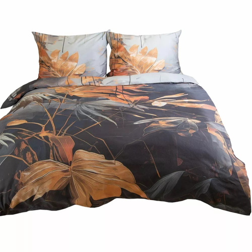 Pościel satynowa liście 12402 Darymex satynlove premium