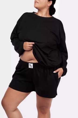 Piżama damska Joy longsleeve Mona black