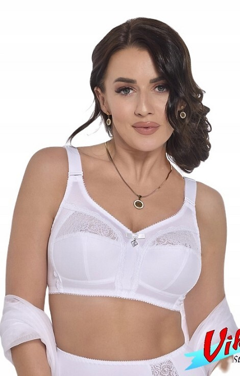 Nina Biustonosz Miękki bez fiszbin 585 Viki - biały
