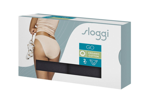 Figi Damskie tai 2pak Sloggi go- black