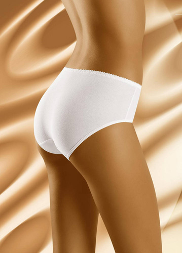 Figi damskie Eco-Ro Wol-Bar - biały