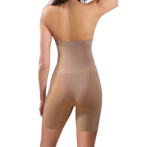 Szorty wyszczuplające bezszwowe CL10, CL11 Sesto Senzo beżowy