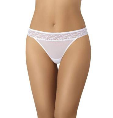 Stringi Damkie Koronkowe Ero Teyli - biały