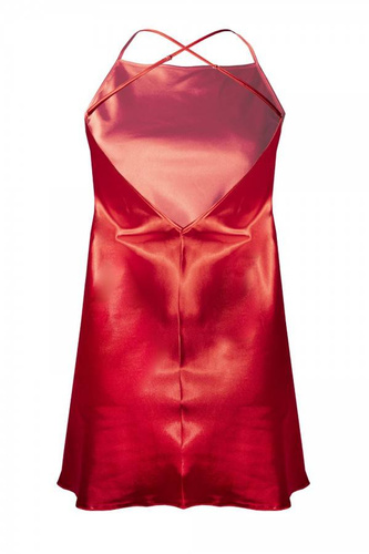 Halka satynowa koszulka damska Anna DKaren - Czerwony