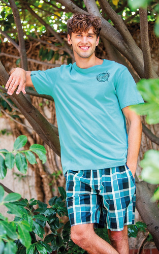 Piżama Męska MNS 630 Key - zielona