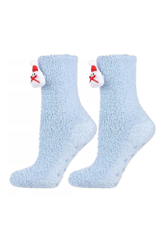 Moraj CSLS250-030 – świąteczne skarpety z bałwankiem 3D i antypoślizgową podeszwą