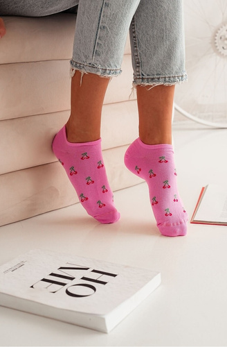 1146-067 Małe Wiśnie Stopki Milena -różowy