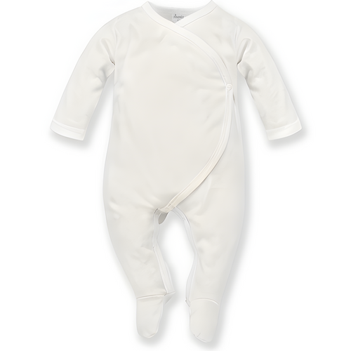 Pajac niemowlęcy wiązany Lovely Day Pinokio - ecru