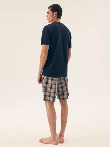 Piżama Męska 42617 Dexter Henderson - granatowy