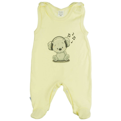 Śpiochy niemowlęce Muzykalny Miś Martex ecru