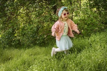 "Spring Light" Bluza Rozpinana  Pinokio -różowy