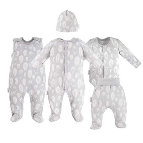 Komplet 5 elementów Bamboo Ewa Klucze- niebieski