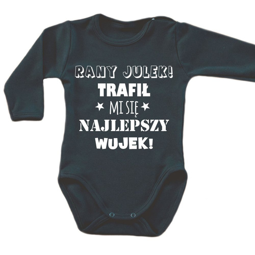 "Najlepszy Wujek"  body długi rękaw Moocha bialy