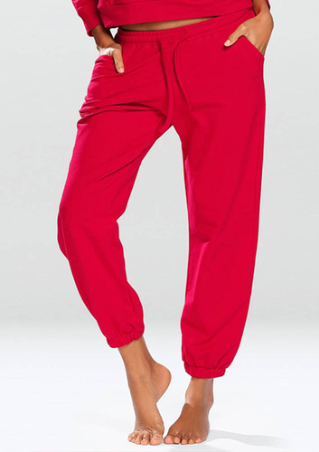 Spodnie dresowe Wenezja Dkaren czerwony