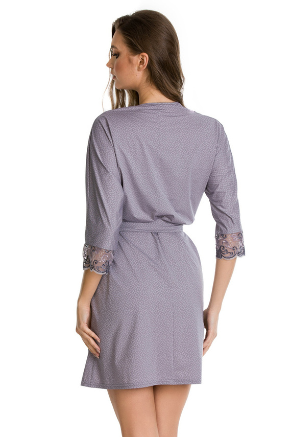 Szlafrok damski 05090 Stella Mediolano - szary