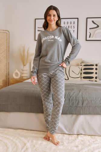 PM.5240 Piżama Damska Doctor Nap -grey